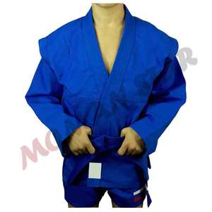 Venta al por mayor de fábrica Sambo Uniform Set Fabricación de ropa de artes marciales - Product Image 5