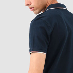 Camiseta Polo Personalizada OEM Bordada para Hombre, Estilo Casual de Negocios, Manga Corta, Moderna, Transpirable, Cómoda y Versátil - Product Image 5