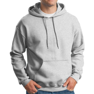 Jersey de invierno de gran tamaño con hombros descubiertos de alta calidad para hombre, estampado de logotipo personalizado bordado, Sudadera con capucha de calle sólida - Product Image 6