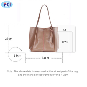 Bolso de hombro de piel auténtica de oveja para mujer de marca personalizada Bolso de piel auténtica hecho a mano - Product Image 2