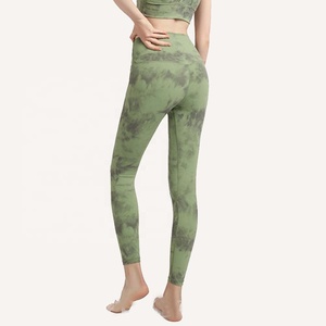 2026 Women Customized Printed Design Fitness Gym Yoga <b>Legging</b> <b>with</b> <b>Pockets</b> for Women Casual High Waist Spandex/Polyester 220g - Product Image 6