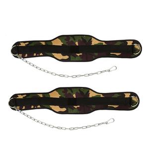 2025 Ceinture de trempage d'haltérophilie en néoprène personnalisée de haute qualité avec support arrière de chaîne de 32 pouces Ceinture de fitness d'haltérophilie pour tirer vers le haut - Product Image 2