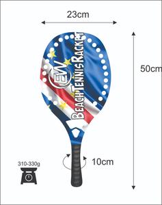 Raquettes de beach tennis sur mesure, raquettes de paddle/Padel, 100% fibre de verre, poignée en fibre de carbone, poids 320-340g, logos, combinaisons de couleurs - Product Image 4