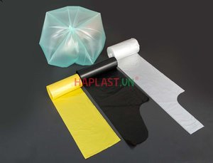 Bolsa de basura de plástico resistente HDPE sellada en estrella de alta calidad, rollo de bolsas de basura a prueba de agua y fugas para embalaje - Product Image 2