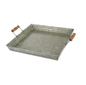 Bandeja de Servicio de Lujo Squire 2022, la Más Vendida, con Asa de Madera Rectangular, Tamaño Personalizado, para el Cuidado y Servicio de Alimentos en el Hogar - Product Image 1