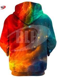 Nuevo diseño nueva llegada personalizado tejido de poliéster sublimación pulóver con capucha para el mejor precio sublimación sudaderas con capucha tallas Unisex - Product Image 2