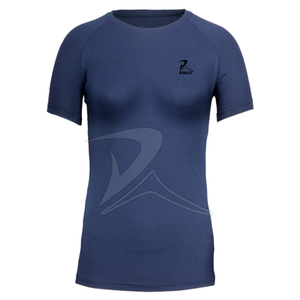 Conçu sur mesure T-shirt de fitness pour femmes de haute qualité en coton imprimé tissu tricoté uni Style décontracté vente d'impression numérique - Product Image 3