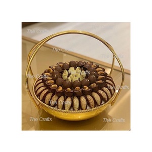 Islamic Design Eco-Friendly Polished Chocolates Bowl Set of Two White Color Customized Size Shapes Wooden/Mother Pearl Options - Product Image 4
