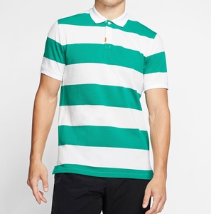 Polo con forro a rayas para hombre, camisetas deportivas personalizadas de calidad, estampadas - Product Image 4