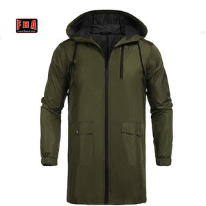 Coupe-vent confortable à capuche, vêtement de sport, veste personnalisée à bande réfléchissante, poche respirante, imperméable d'hiver, nouvelle collection 2020 - Product Image 3