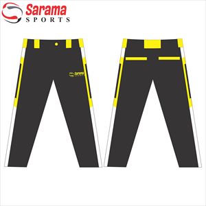 Pantalones de béisbol OEM 3/4 Longitud Impresión por sublimación Pantalones de béisbol con diseño personalizado - Product Image 2