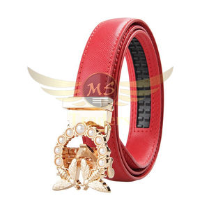 Haute qualité meilleur poids léger ceinture quantité minimale de commande pas cher femmes Designer boucle en cuir véritable Style Unique douceur tenue décontracté - Product Image 2