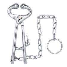 Vente flash - Pince à boucler en acier inoxydable, chaîne de plomb, instruments chirurgicaux vétérinaires certifiés, haute qualité - Product Image 6