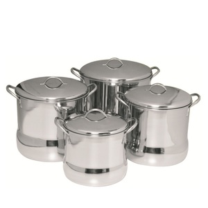 สแตนเลสท้องสต็อกหม้อท้องเครื่องครัว - Product Image 3