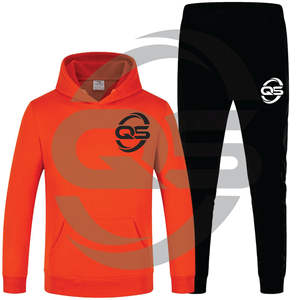 Conjunto de chándal unisex para correr con logotipo personalizado, venta al por mayor, trajes para correr en blanco de invierno para hombres y mujeres - Product Image 3