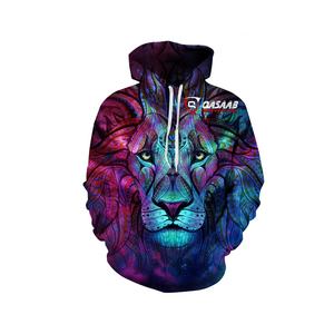 Sweat-shirt à capuche surdimensionné à manches longues respirant avec impression animée 3D personnalisée de haute qualité 2026 - Product Image 3