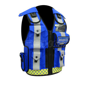 Vente en gros de gilet de sécurité pour ingénieur en construction veste de vêtements de travail multi-poches haute visibilité gilet de sécurité réfléchissant avec logo personnalisable - Product Image 1