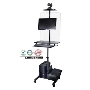 Carrito médico con cuerpo de aluminio para uso Industrial y de laboratorio, carrito móvil para ordenador portátil, a precio de fábrica - Product Image 2