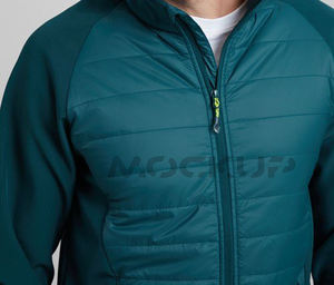 Veste à manches longues pour hommes, nouvel blouson d'hiver, rembourrée, à bulles, grandes tailles, 2020 - Product Image 3