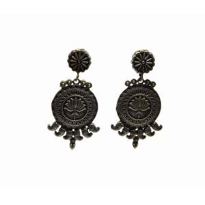 treanding handmade silver look alike hoop earings - Product Image 1