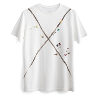 T-shirt pour homme avec impression sérigraphique de haute qualité, personnalisable