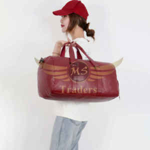 กระเป๋าเดินทางน้ำหนักเบาสำหรับผู้หญิงและผู้ชายหนัง PU กันน้ำความจุสูงพร้อมกระเป๋าช่องใส่รองเท้า - Product Image 5