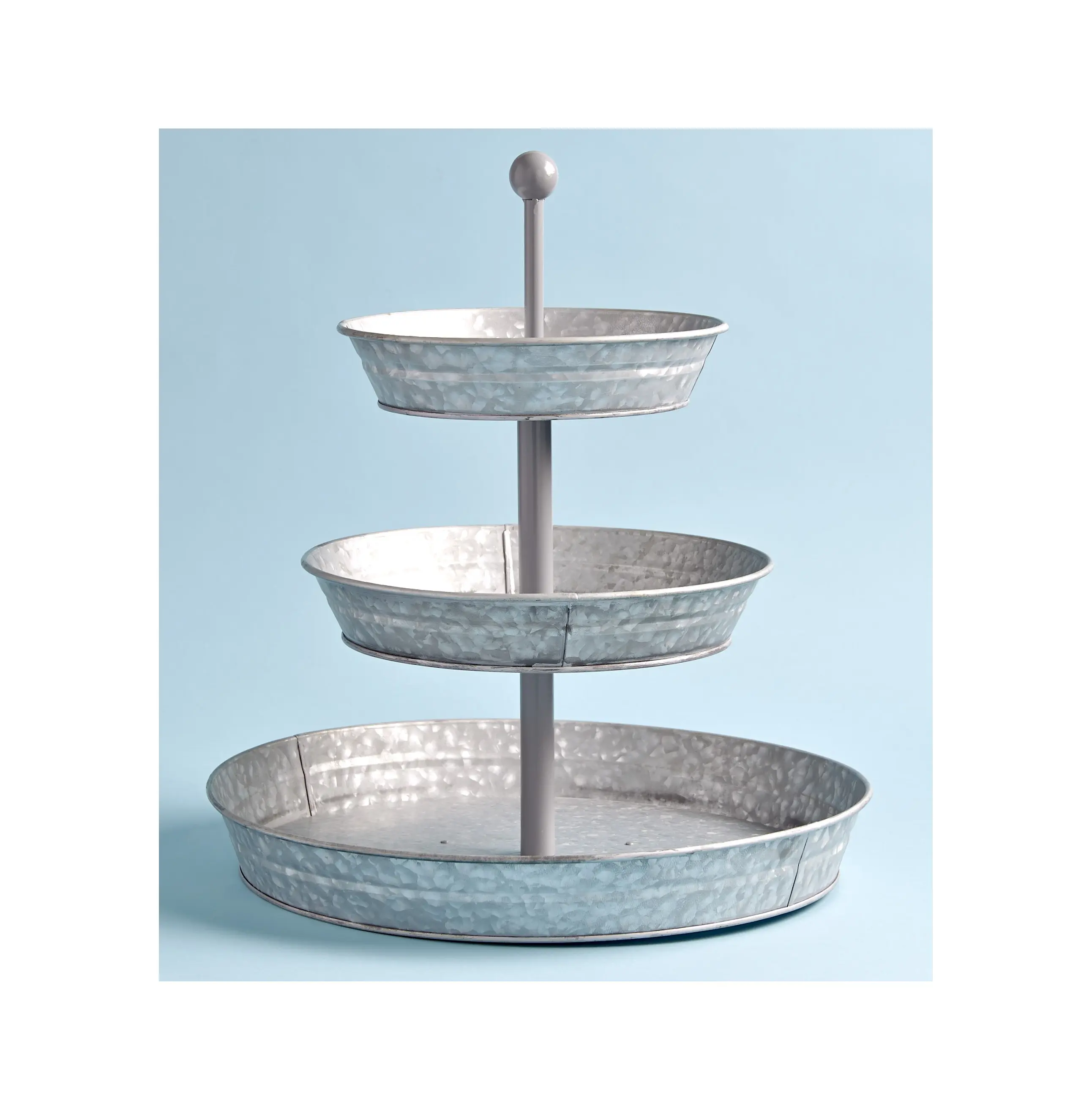 Best Look Party Decorative 3 Tier Iron Metal Cake Stand Wholesale Exporter New Design Hand Finished Metal Cake Stand