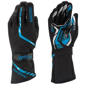 Guantes de Carreras de Karting Personalizados de Poliéster y Algodón Transpirables con Protección UV Antideslizantes de Proveedor OEM de Pakistán - Product Image 3