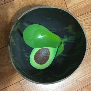 Cuencos de cáscara de coco respetuosos con el medio ambiente y la comida, con conchas de mar incrustadas - Product Image 2