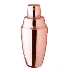 Luxury Stylish <b>Cocktail</b> <b>Shaker</b> Antiqued Copper Stainless Steel and <b>Glass</b> Bar Tool for Drink Mixing - Product Image 1