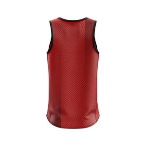 Débardeur de musculation décontracté pour hommes, tissage tricoté avec décoration de boutons imprimés sans manches - Product Image 4