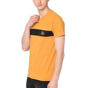 Camiseta Personalizada al por Mayor para Hombre, 220 Gramos, Tejido de Punto de Poliéster/Algodón, Secado Rápido, Antiarrugas, para Todas las Temporadas, Diseño Liso - Product Image 2