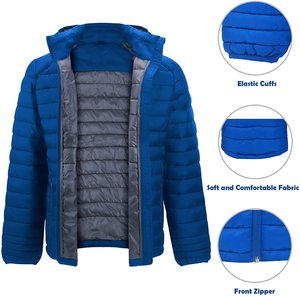 เสื้อแจ็คเก็ตปักเป้า,เสื้อแจ็คเก็ตขนเป็ดสำหรับผู้ชาย - Product Image 6