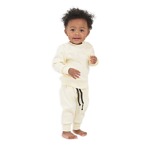 Conjunto de Sudadera y Pantalones de Algodón de Color Sólido para Bebés Unisex, Ropa Casual de Verano con Capucha y Sin Mangas para Bebés, Niños Pequeños y Maternidad - Product Image 3