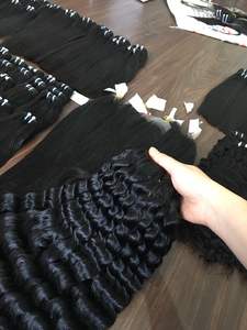 Perruque full lace wig cheveux vierges à Double trame, perruque frontale complète à ondulation profonde, cuticules vietnamiennes alignées, le vendeur de lau - Product Image 5