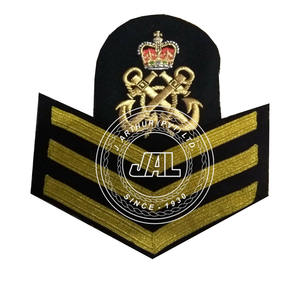 Insignes de chevron uniformes de haute qualité pour uniformes patchs brodés et chevron décoratif - Product Image 1