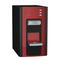 Distributeur d'eau gazeuse électrique compact chaud et froid avec contrôle par application pour usage domestique et hôtelier, boîtier en plastique
