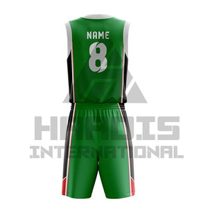 Conjunto de uniforme de equipo, traje de Chico, camisetas y pantalones cortos de baloncesto, uniformes de baloncesto, camiseta de baloncesto por sublimación, uniforme de bajo precio - Product Image 3