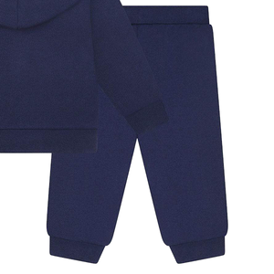 ชุดวอร์มผ้าฝ้าย/ขนแกะมีฮู้ดสำหรับเด็กแบบมีสายรัดและสวมหัว - Product Image 3