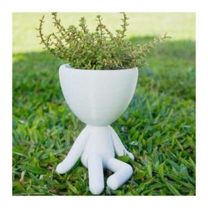 Maceta decorativa para el hogar con soporte, maceta de Metal de gran calidad para decoración de jardín, hecha a mano a granel - Product Image 3