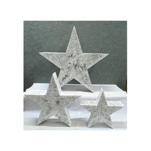 Lanterne décorative étoile marocaine en fer moderne faite à la main design élégant classique élégant logo personnalisé - Product Image 1