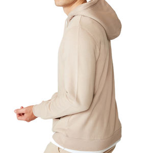 Sudadera de felpa de algodón personalizada OEM con estampado frontal y capucha, hecha a medida según su logotipo - Product Image 3