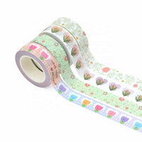 Washi Paper Custom Design Printing Colored Diy Craft Decorative Foil Washi Paper Tape