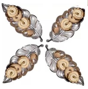 Plateau et plateau de rangement en aluminium argenté, parfaits pour le service de table et les ustensiles de cuisine de l'hôtel - Product Image 2