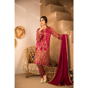 Abiti Tradizionali Pakistani per Donne, 100% Cotone, Ultima Collezione <span class=keywords><strong>KPK</strong></span>, Abbigliamento Musulmano - Product Image 1