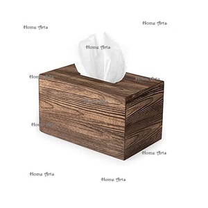 Caja de servilletas de madera de diseño clásico con la caja de servilletas de tamaño personalizado de la más alta calidad para uso en restaurantes y hoteles - Product Image 6