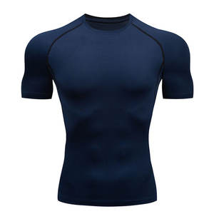 T-shirt imprimé, sublimation, marque privée de haute qualité, pour entraînement de gymnastique, anti-grresse, Compression - Product Image 5