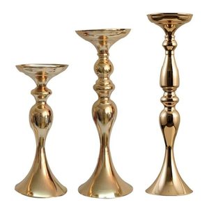 LOOPSKY TALL SILVER BRASS HANDMADE CANDLE STAND-ELEGANT HOME DECOR by BRASSWORLD INDIA - Product Image 6