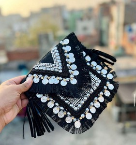 Dernier été Boho Banjara sacs fourre-tout à la main Jute coton doublure grande déclaration de mode pour les femmes filles pour les fêtes bas prix - Product Image 5