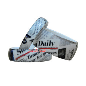 Brazalete personalizado de moda, inserto de tela - Product Image 2